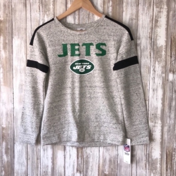 NWT NFL New York Jets Glitter Pullover - Picture 1 of 6